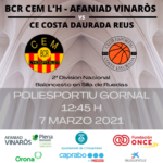 Cartell BCR CEM L'H - COSTA DAURADA