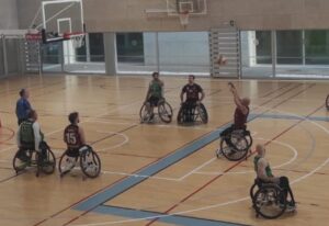 Tiro libre Carlos Rodriguez del CEM Hospitalet